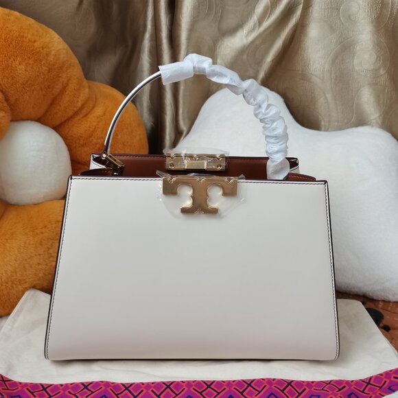 Tory Burch Eleanor Spazzolato Satchel Bag - Picture 4 of 10